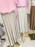 Knitted Long A-Line Skirts